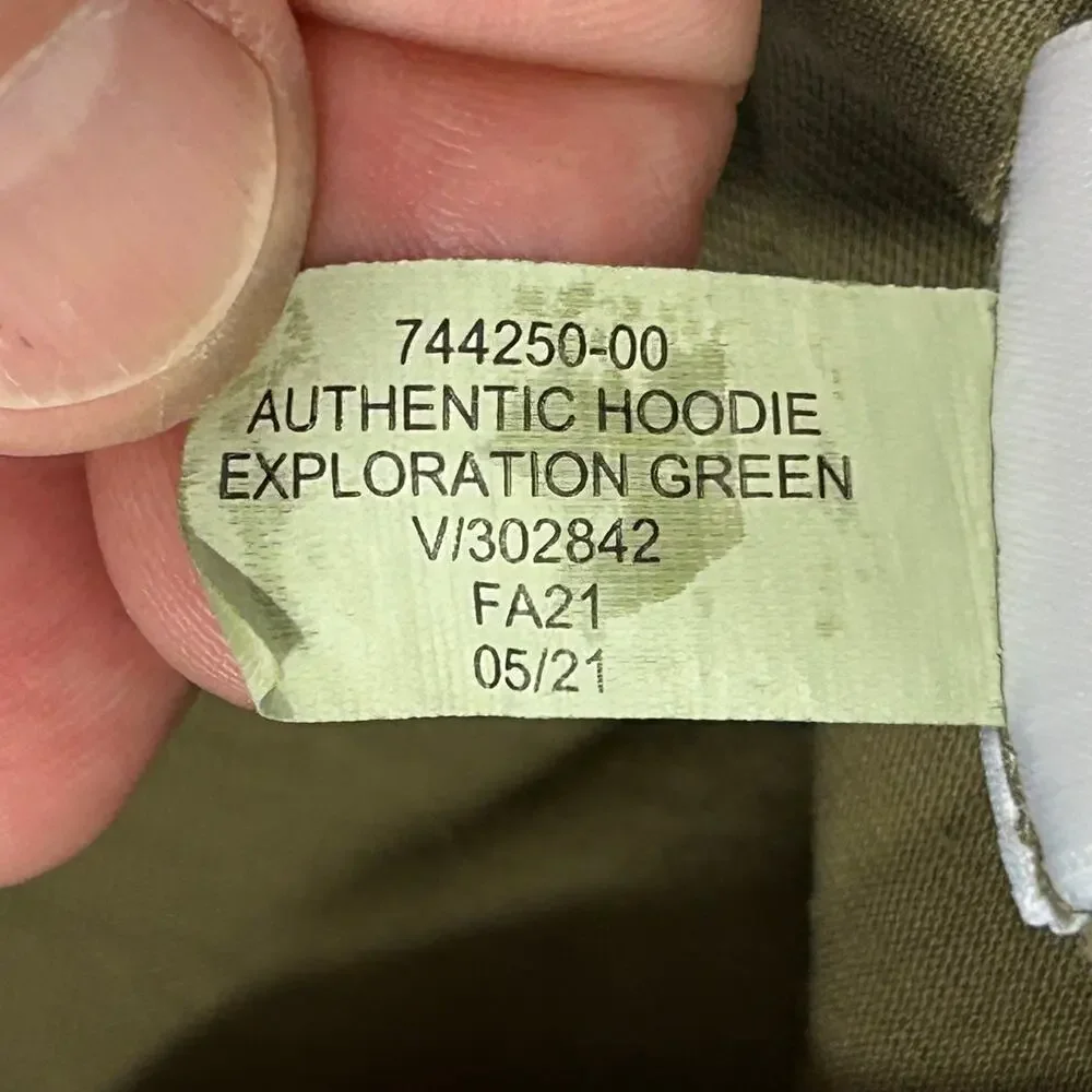 Banana Republic XL Ultimate Tee Hoodie Jersey Exploration Green 100% Cotton